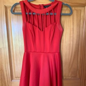 Red Cocktail Dress. Perfect for homecoming!